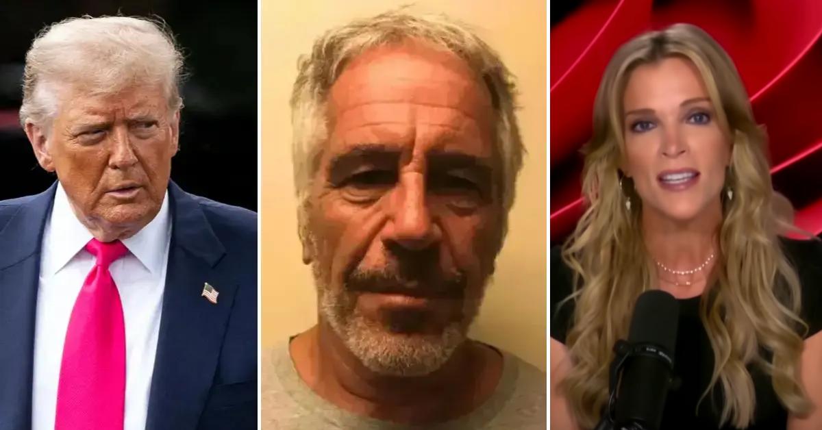 Image of Megyn Kelly said she doesn't have 'a lot of sympathy' for Donald Trump regarding the Epstein controversy.