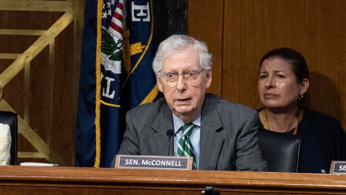 Image of Mitch McConnell was released from rehab after weeks of swirling health rumors and widespread concern.