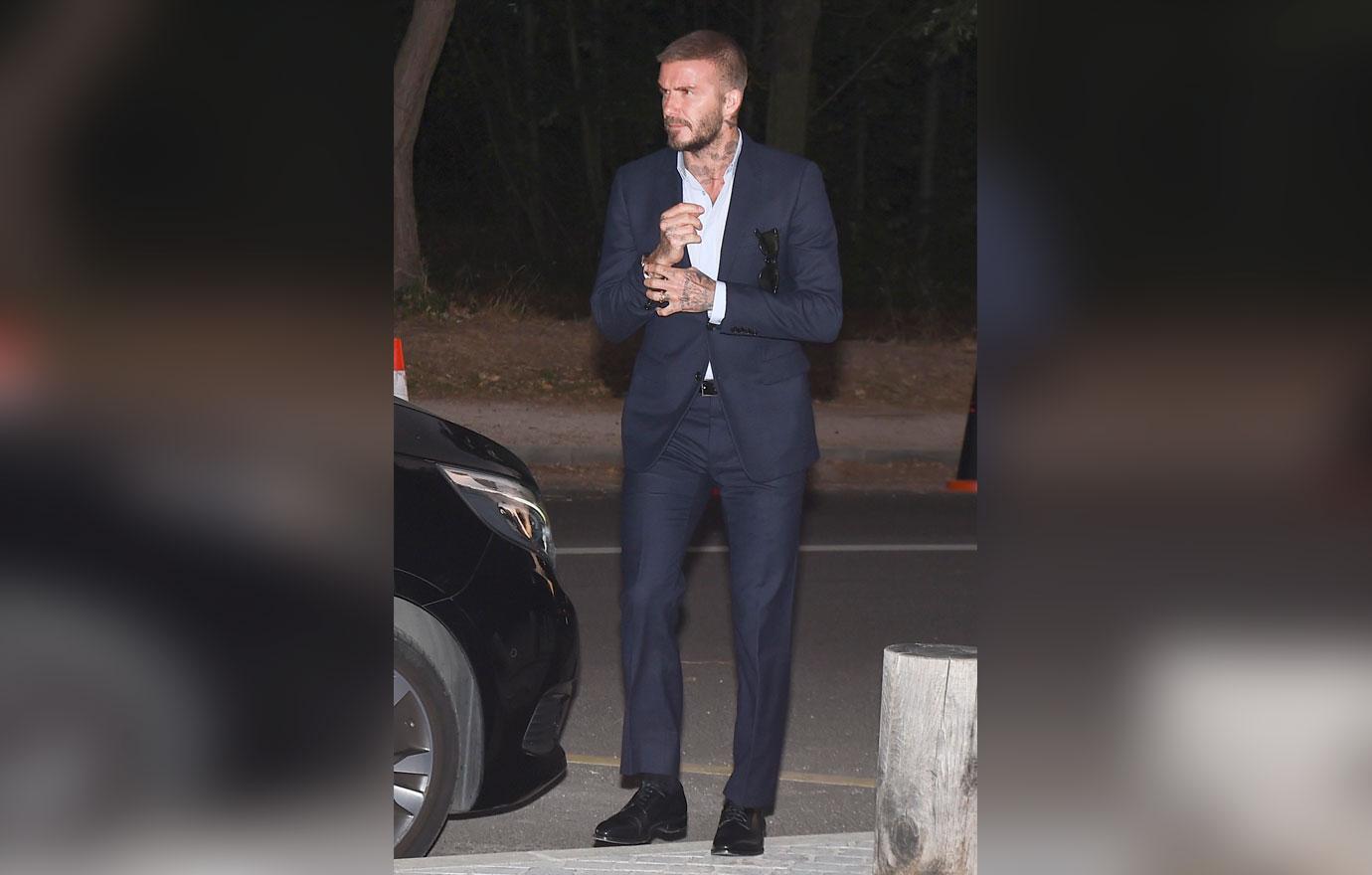 David Beckham & Owen Wilson Suit Up At Louis Vuitton Dinner In Paris