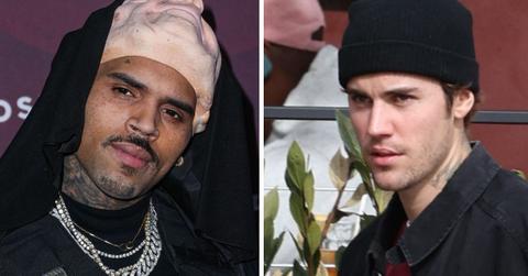 justin bieber supports chris brown after arrest
