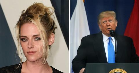 kristen stewart slams donald trump tweeting cheating robert pattinson