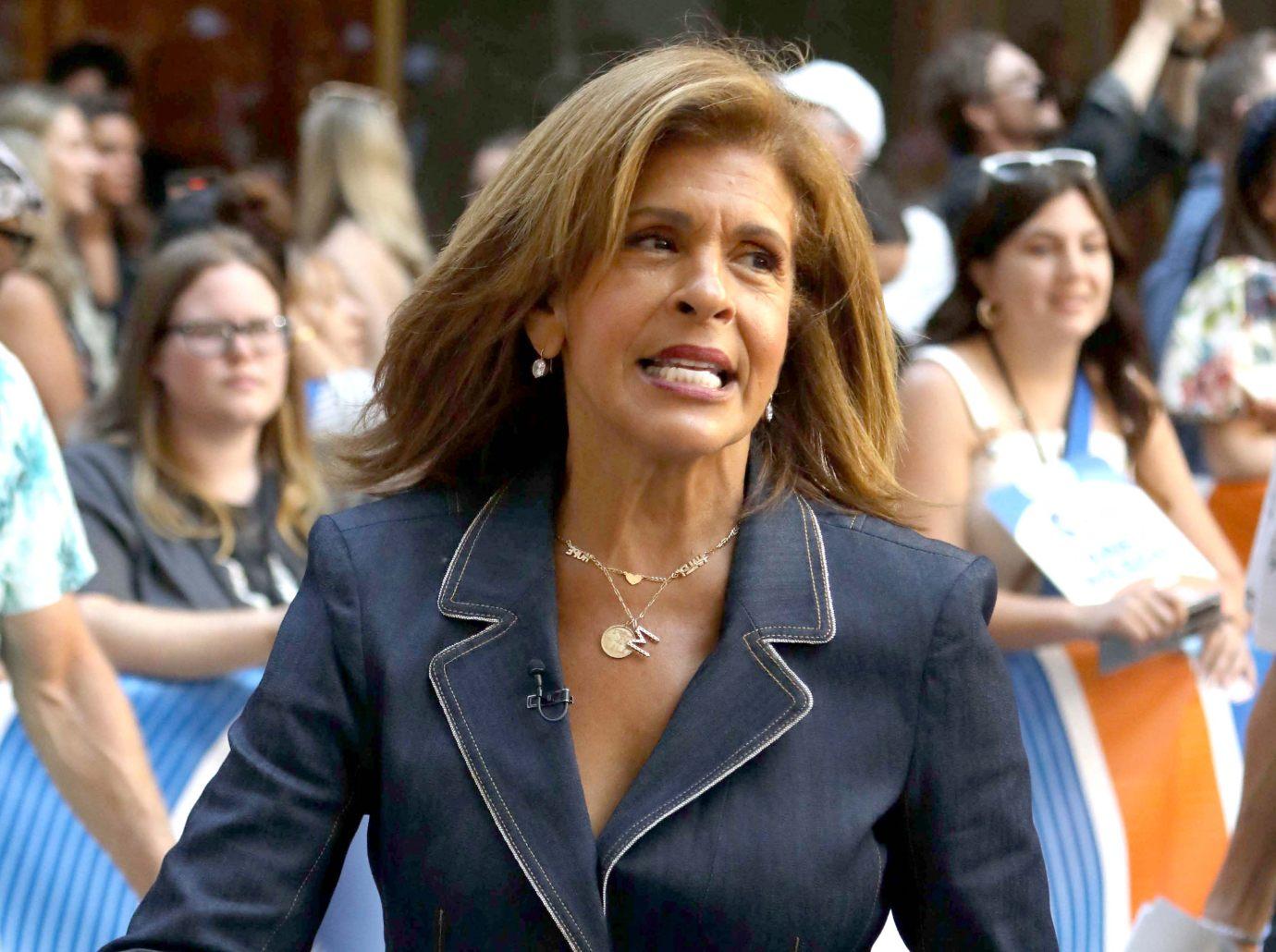 hoda kotb suffers on air wardrobe malfunction olympics dress stapled shut watch