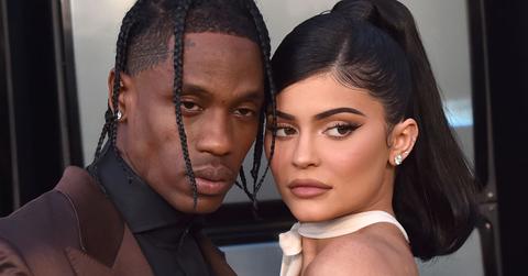 Travis Scott Kylie Jenner Red Carpet Denies Cheating Kylie Jenner
