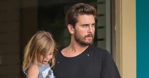 EXCLUSIVE: Scott Disick steps out for a sushi dinner with his kids Penelope and Mason Disick in Calabasas, California