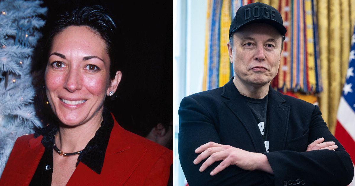 Composite photo of Ghislaine Maxwell claimed she met Elon Musk despite him saying otherwise. 