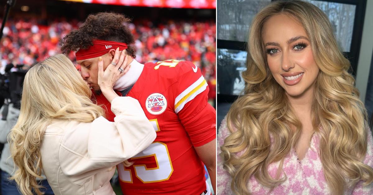 Photo of Brittany and Patrick Mahomes; picture of Brittany Mahomes.