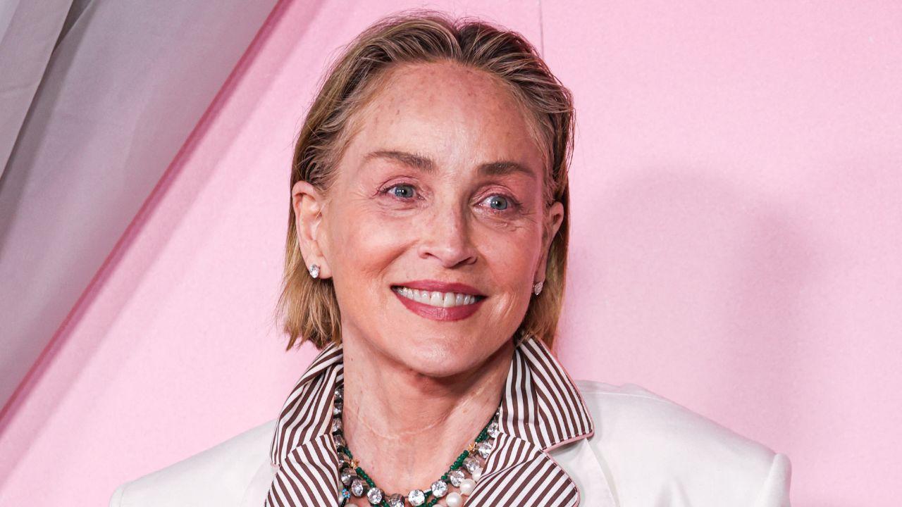Image of Sharon Stone criticized restrictions on reproductive healthcare while recalling the importance of sex education and access to care.