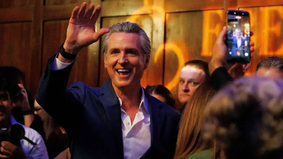 image of Gavin Newsom previously spoke about his dyslexia at an event. 