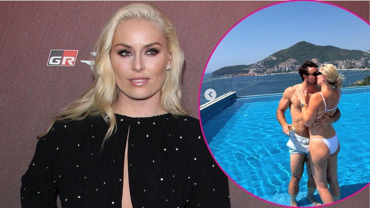 Split Image of Lindsey Vonn and Matthieu Bailet