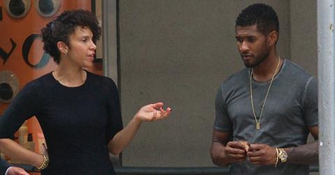 EXCLUSIVE: Usher was spotted shopping with his girlfriend Grace