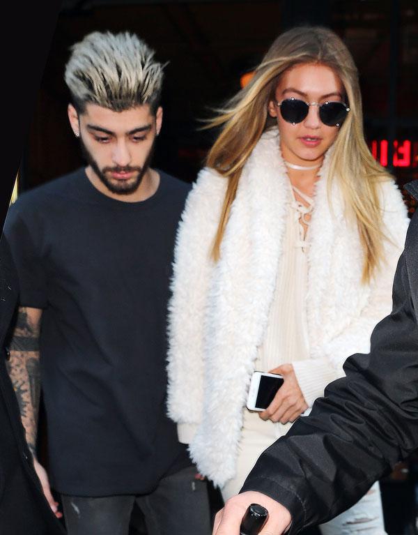 Gigi hadid color cordinates boyfriends