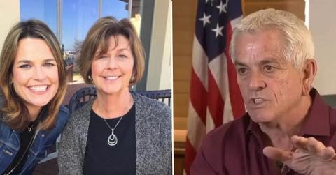 image split of Chris Nanos, Savannah Guthrie, Nancy Guthrie