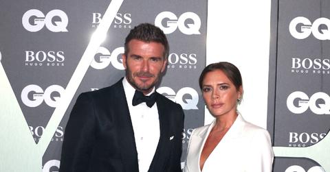 David Beckham and Victoria Beckham at GQ Men of the Year Awards in London, UK.