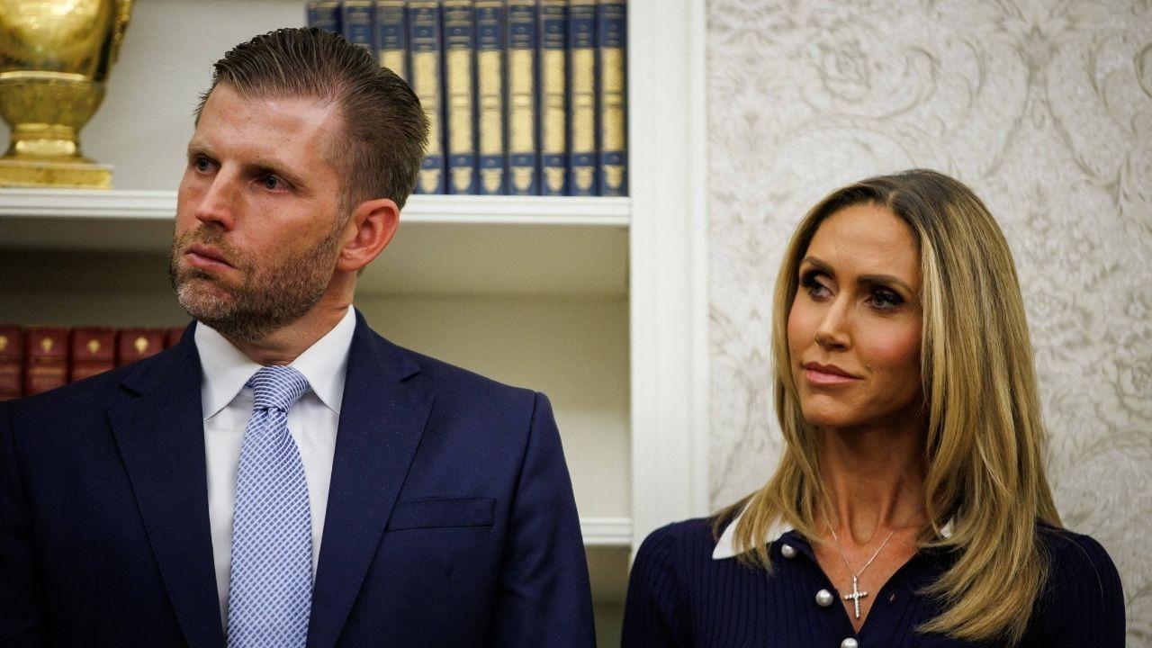Image of The AI-generated video also featured Eric and Lara Trump partying.