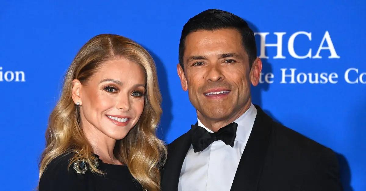 Photo of Kelly Ripa and Mark Consuelos.