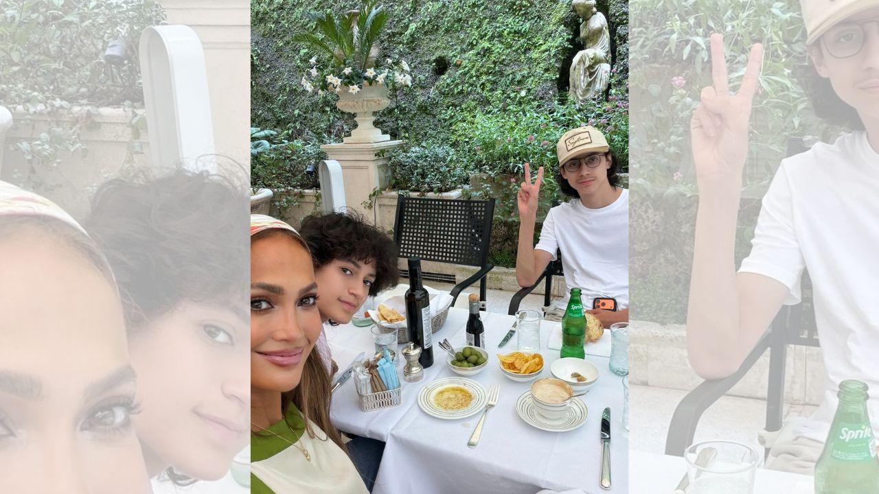 Image of Jennifer Lopez spent plenty of quality time with her children this summer.