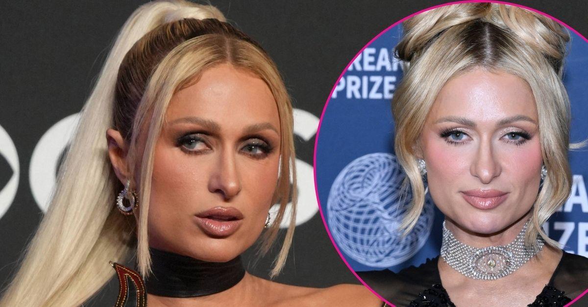 split image of Paris Hilton and Paris Hilton