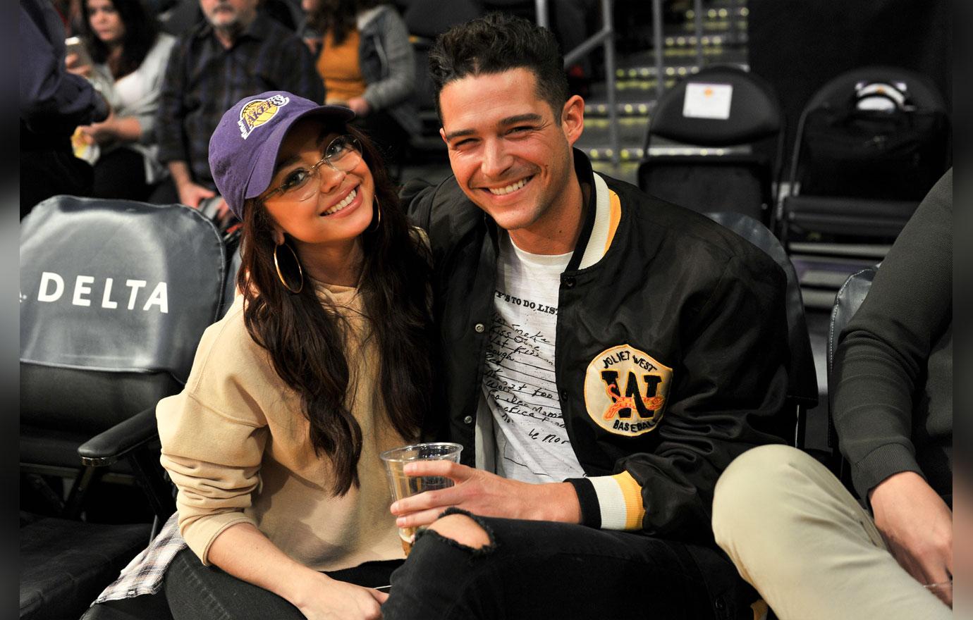 Celebrities At The Los Angeles Lakers Game