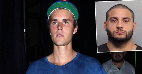 Justin bieber bodyguard arrested hit and run dui ok pp