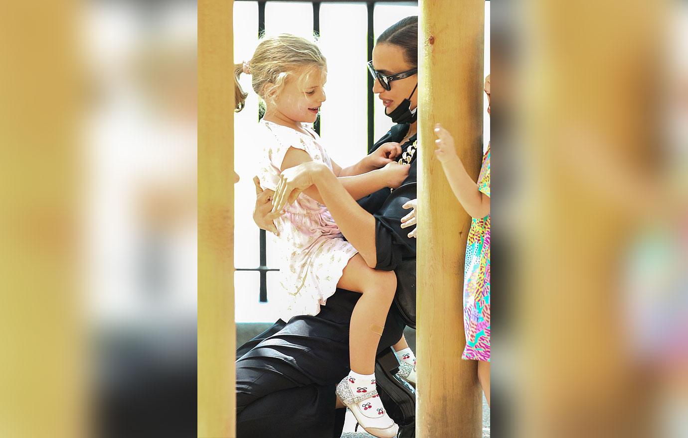 irina shayk daughter lea nyc playground