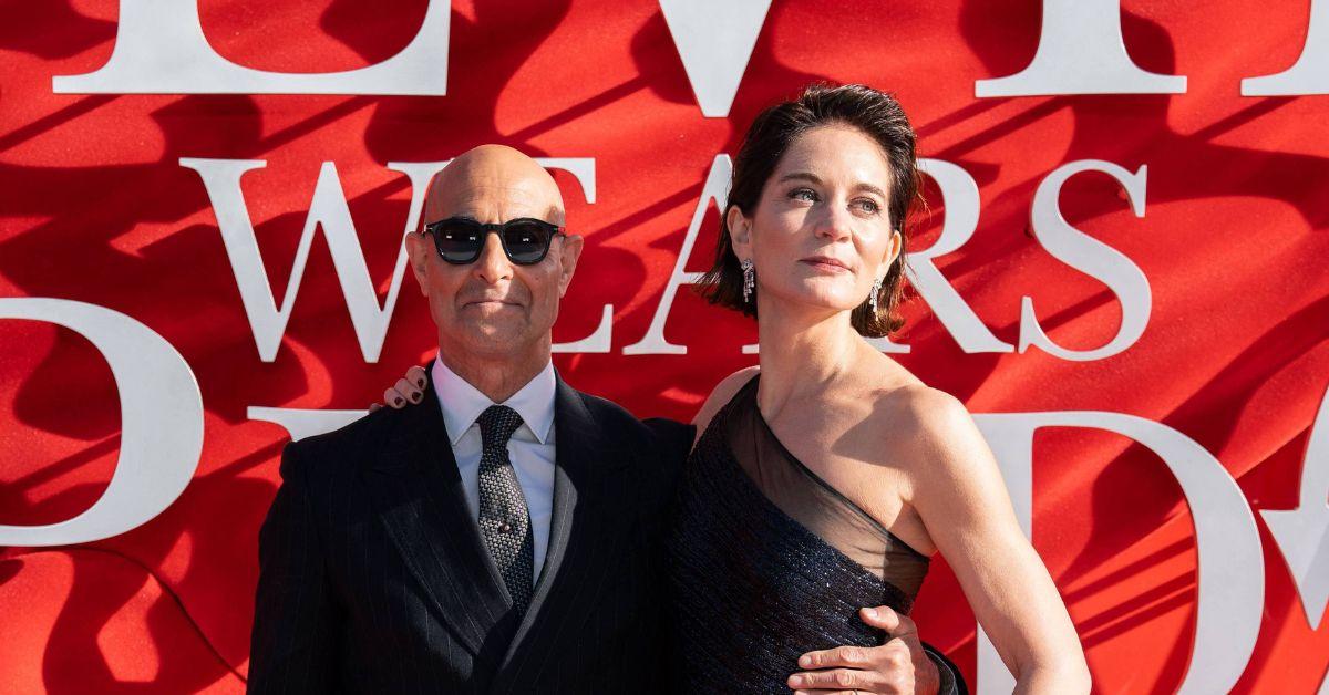 image of Stanley Tucci opened up about his marriage to Felicity Blunt and their 21-year age difference during a recent podcast interview.