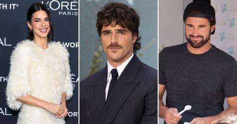 Split photo of Kendall Jenner, Jacob Elordi and Brody Jenner