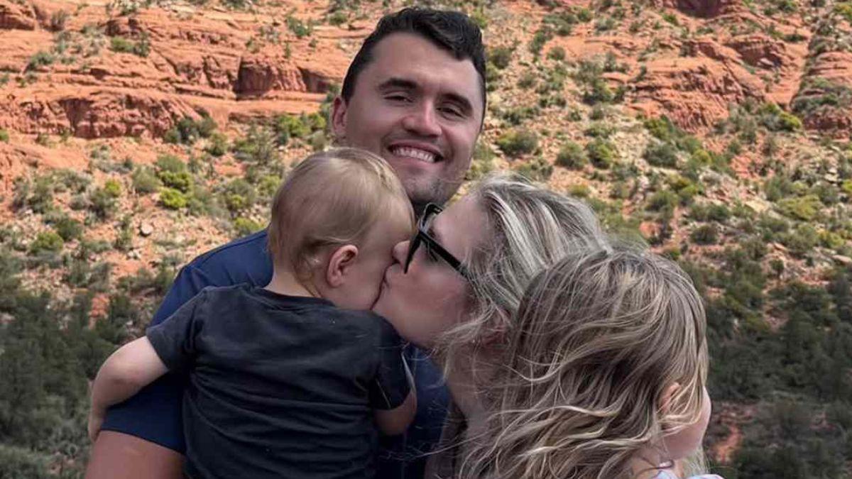 image of Charlie Kirk family