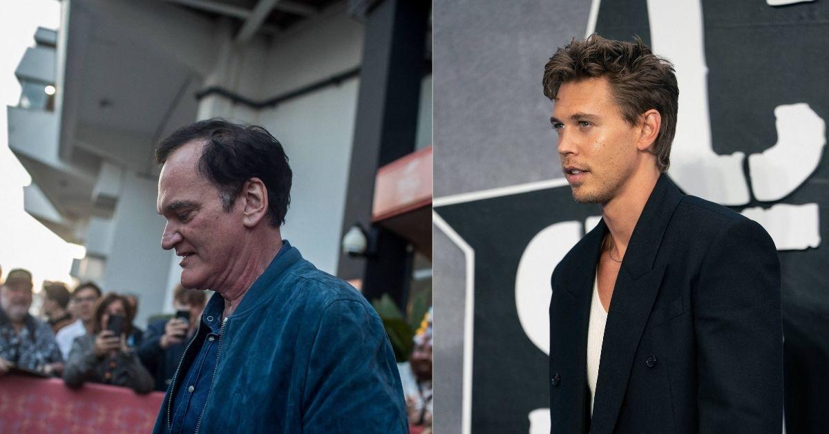 Composite Photo of Austin Butler and Quentin Tarantino