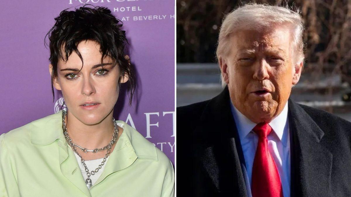 Photo of Kristen Stewart and Donald Trump