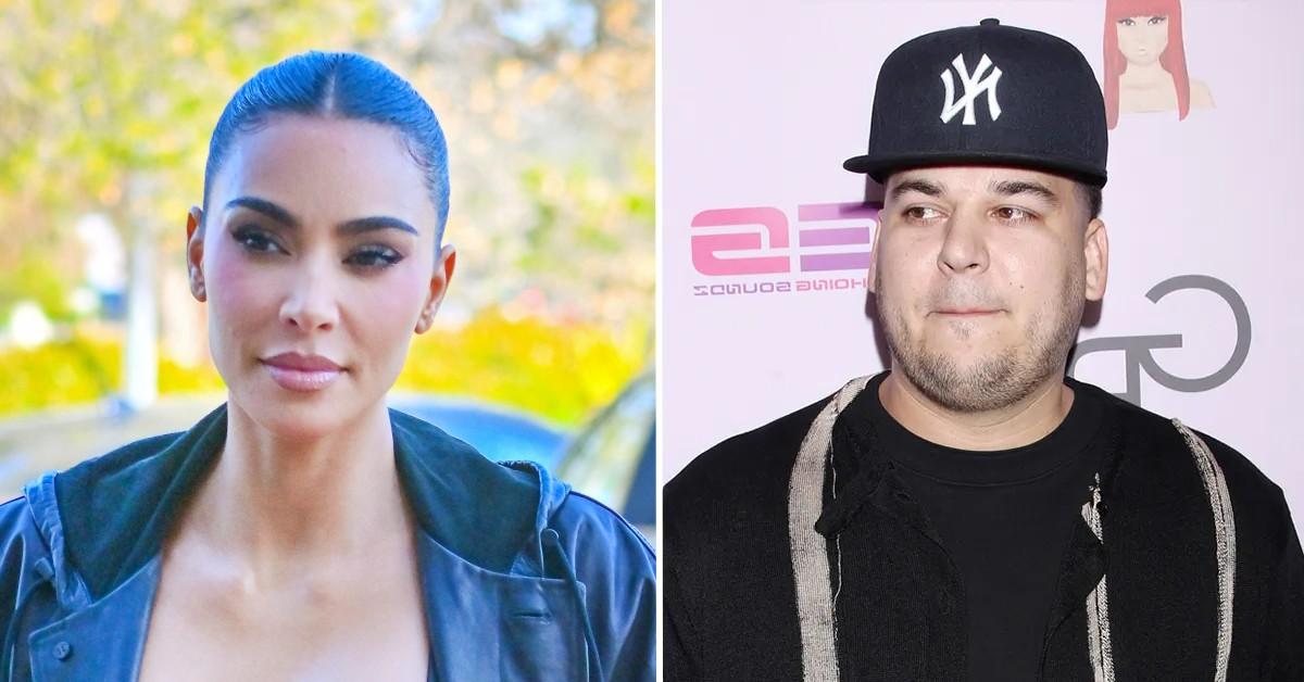 Kim Kardashian Posts Rare Photo of Rob Kardashian on Kris' Birthday