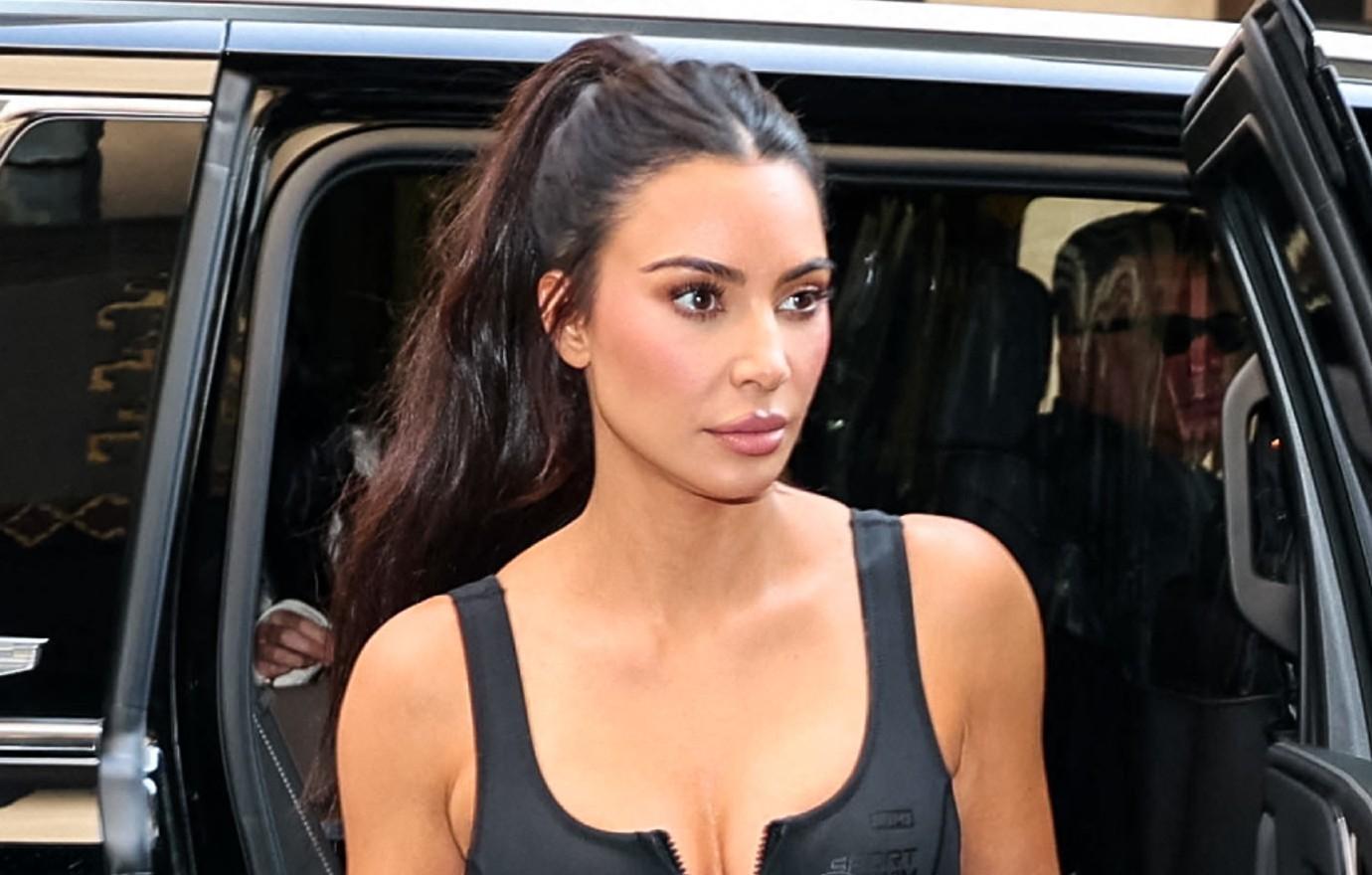 Kim Kardashian critics beg 'leave your face alone' & claim she looks like a  'wax figure' in new pics at fashion event