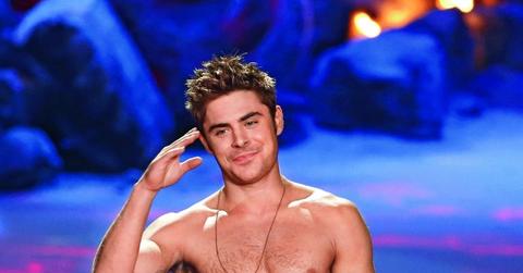Zac Efron shirtless