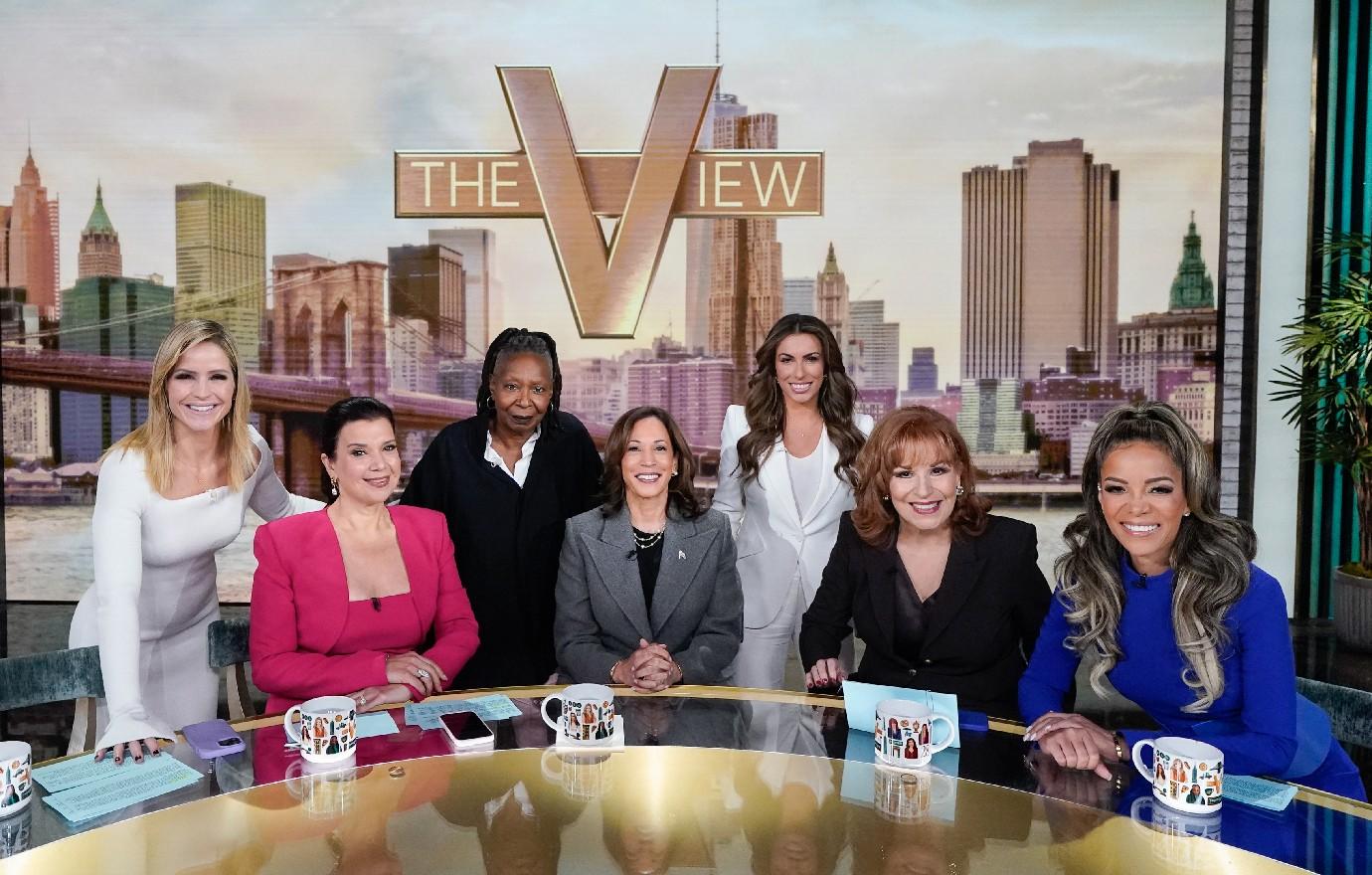 donald trump the view hosts dumb women degenerates kamala harris