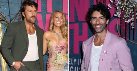 Composite photo of Brandon Sklenar, Blake Lively and Justin Baldoni