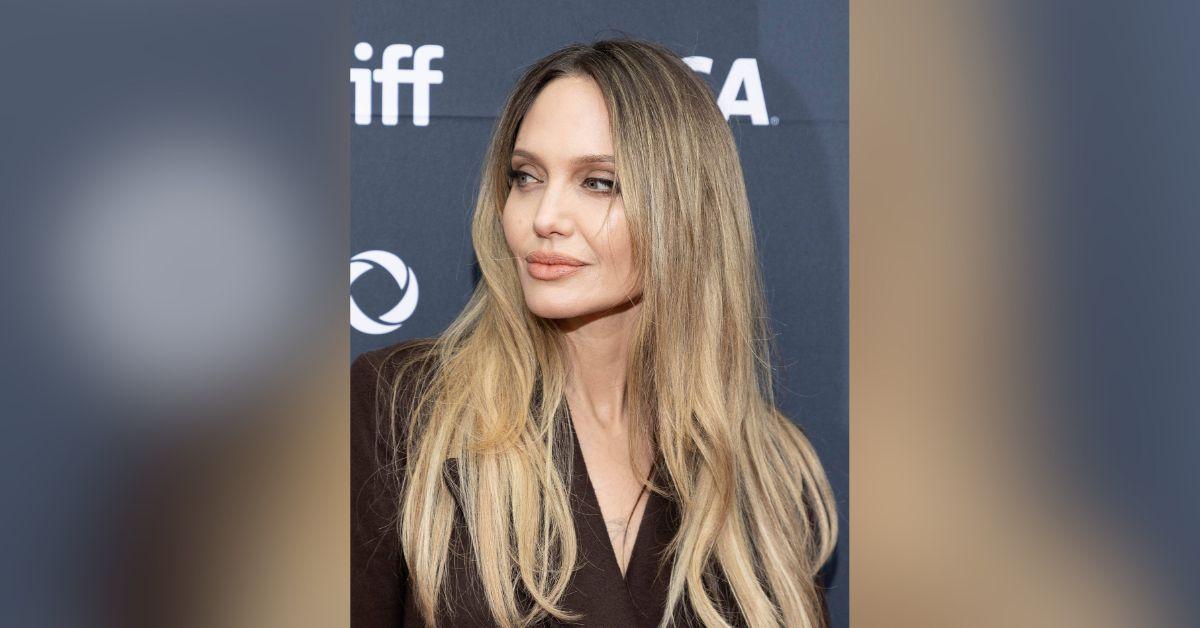 image of Angelina Jolie broke down at TIFF while talking about her late mom, Marcheline Bertrand.