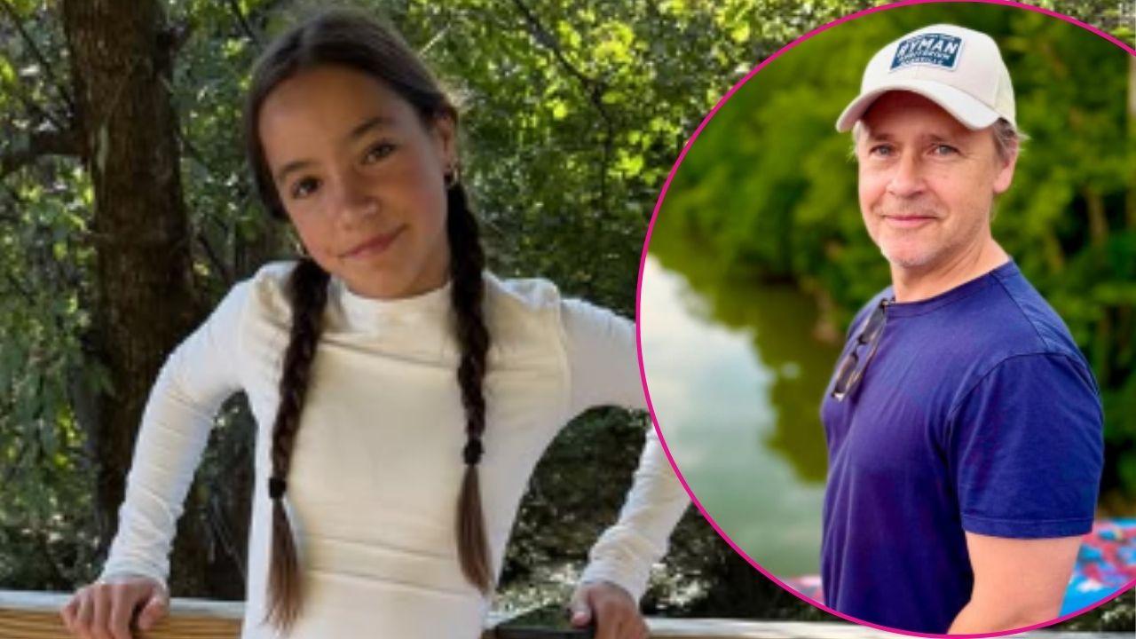 Split photo of Fiona and Chad Lowe