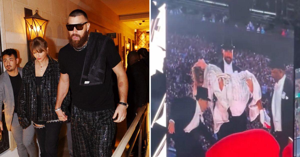 Travis Kelce Was Afraid He Was Going To 'Drop' Taylor Swift Onstage