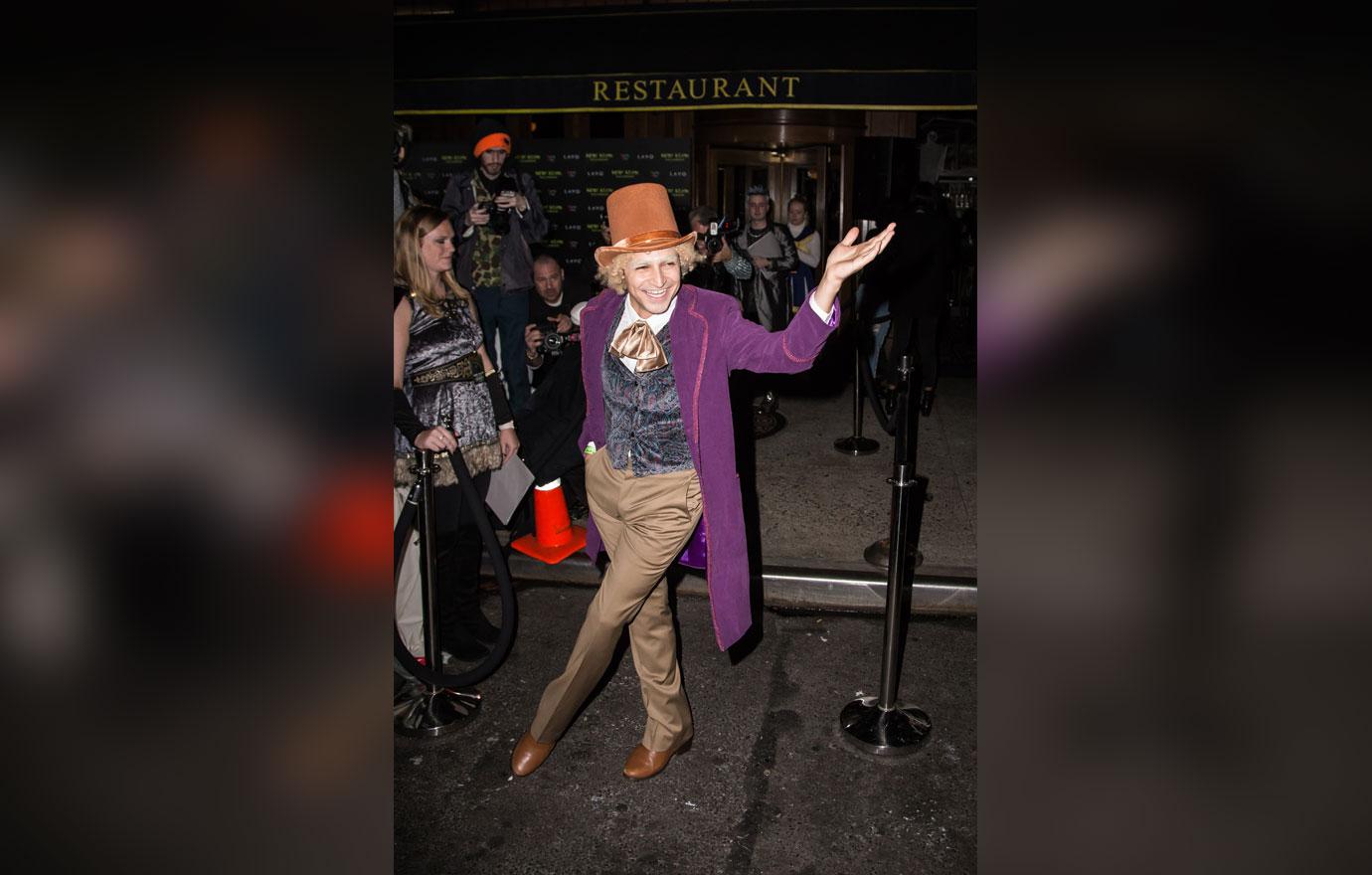 Zac Posen's Dresses Up As ‘Willy Wonka’ For Halloween