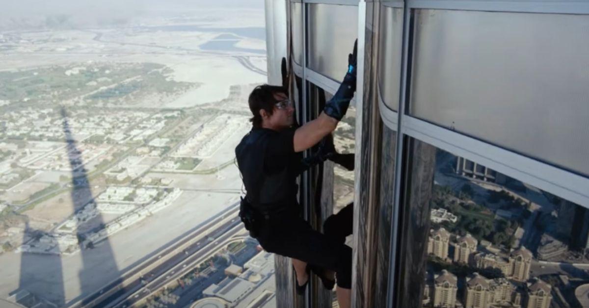 climbing burj khalifa in mission impossible a ghost protocol