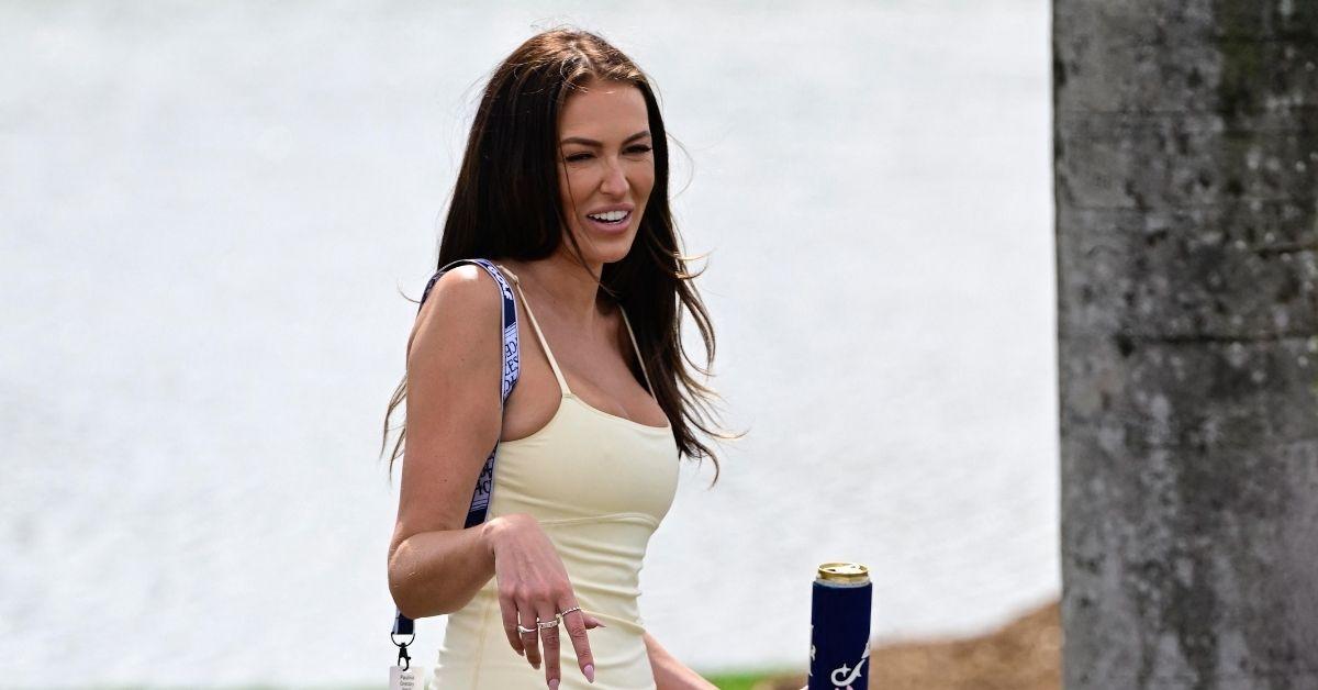 Photo of Dustin Johnson praised his wife, Paulina Gretzky, for being a huge supporter in his career.