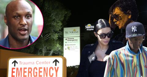 Lamar odom overdoze hospital kardashians visiting filming 02 08