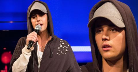Justin bieber walks offstage concert oslo norway