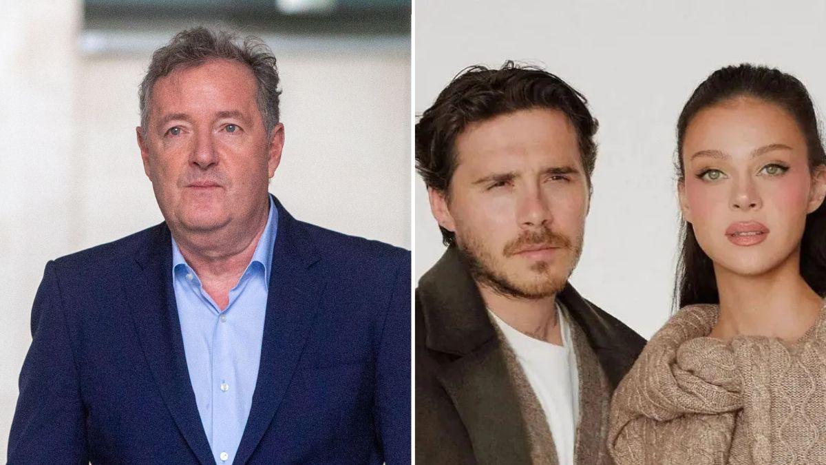 Photo of Piers Morgan, Brooklyn Beckham and Nicola Peltz