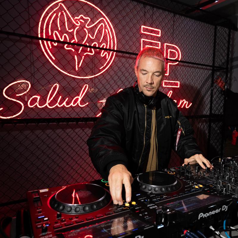 caption diplo surprised fans with a secret headline set at the bacardi x filling pieces launch party during amsterdam dance event celebrating the new co branded streetwear collection at the filling pieces flagship store