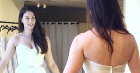 Lauren kitt carter wedding dress