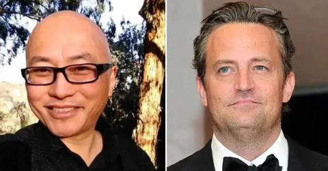 image split of Kenneth Iwamasa and Matthew perry