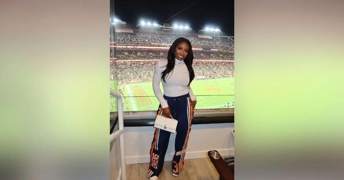 Photo of Simone Biles played coy when asked about competing at the Los Angeles Olympics in 2028.