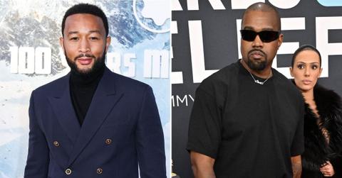 Photo of John Legend and Kanye West