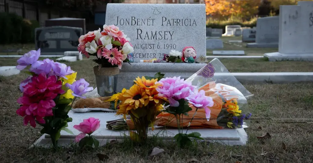 Photo of JonBenét Ramsey's grave.