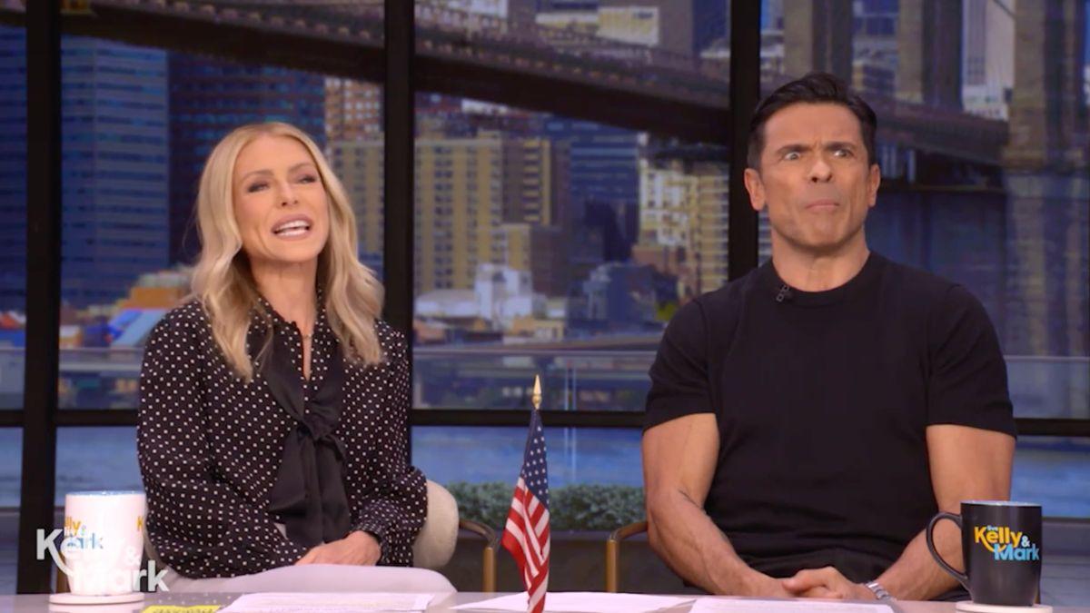 Image of Mark Consuelos recalled a funny conversation he had with his son when he was a child.